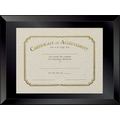 Beveled Glass Certificate/ Document Frame (8"x10"x1/4")